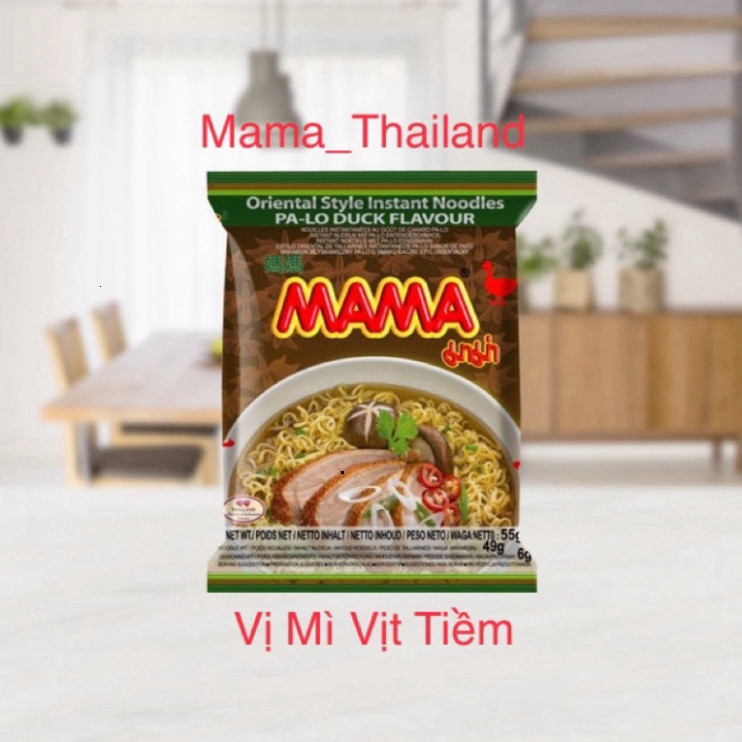 [Thùng 30 gói] MÌ Gói Mama Thái Lan 55g-60gr
