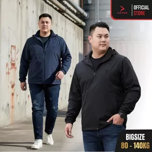 Áo Khoác Gió Big size AKYOO Nam 80-140kg Cao Cấp 2 Lớp, Chất Liệu Gió Chống Tia UV Chống Nắng Ngăn Gió - AK DEN MU