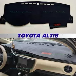 Hàng 3 Lớp Xe Hơi! Thảm Taplo Chống Nóng Toyota Altis (2001-2025) - Bảo vệ da taplo, Chống nứt.
