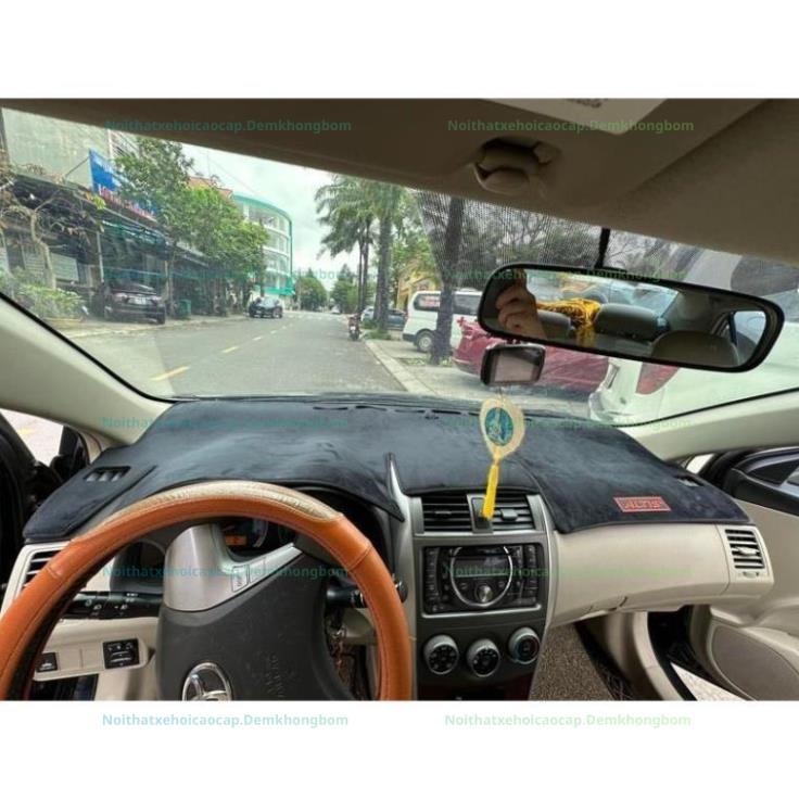 Hàng 3 Lớp Xe Hơi! Thảm Taplo Chống Nóng Toyota Altis (2001-2025) - Bảo vệ da taplo, Chống nứt.