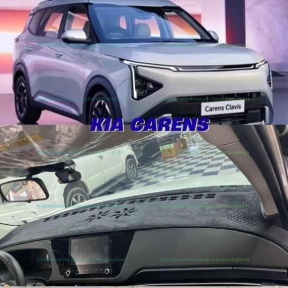 Thảm Taplo Chống Lóa Kia Carens: Da Carbon Bền Bỉ; Giảm Phản Chiếu; Lái Xe Thoải Mái.