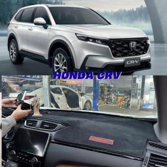 Thảm Xe Hơi Taplo Honda CRV 05-25 - Hàng 3 Lớp Xịn: Chống Nắng; Giảm Lóa; Tăng Thẩm Mỹ