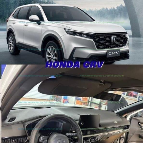 Thảm Xe Hơi Taplo Honda CRV 05-25 - Hàng 3 Lớp Xịn: Chống Nắng; Giảm Lóa; Tăng Thẩm Mỹ