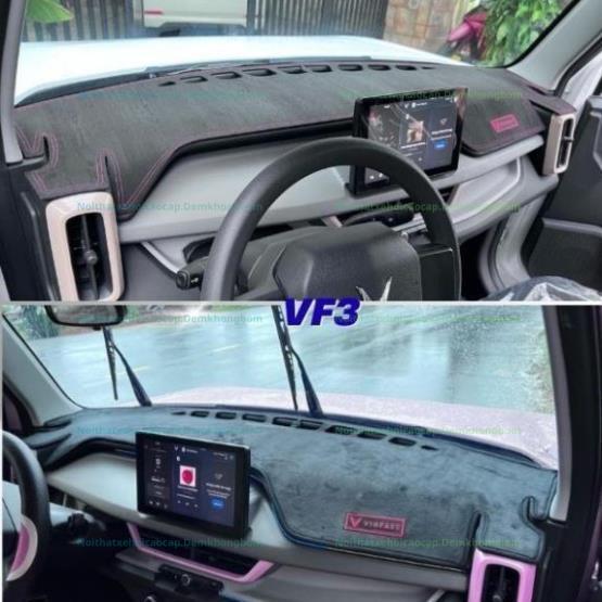 Phụ Kiện Xe Hơi Cao Cấp: Thảm Taplo Vinfast Vf3, Vf5, Vf6, Vf7, Vf8, Vf9, Hàng 3 Lớp, Giảm Lóa Tối Đa.