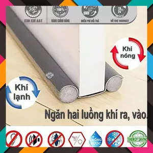 TẤM CHẶN CỬA-NẸP XỐP - Thanh Nẹp Mút Xốp 95cm Chặn Khe Cửa Chống Côn Trùng- Tiếng Ồn- Gió Lùa- Gió Điều Hòa- Bụi Bẩn