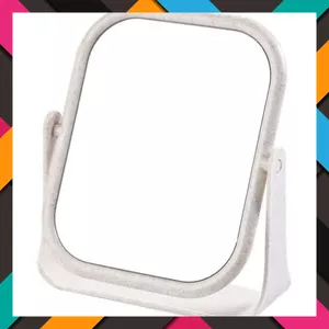 GƯƠNG ĐỂ BÀN GƯƠNG TRANG ĐIỂM ĐỂ BÀN 2 MẶT XOAY CHẤT LIỆU LÚA MẠCH BỀN CHẮC