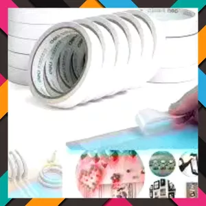 VỈ 3 BĂNG KEO 2 MẶT - 3 Cuộn Băng Dính 2 Mặt Khổ 0.8cm Siêu Dính Tiện Ích Dùng Trong Văn Phòng Gia Đình - BANG DINH 62