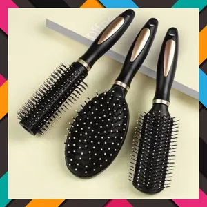 Bộ Lược Chống Rối Chuyên Nghiệp 3 Món-Lược Tạo Kiểu Tóc Xoăn Nhẹ Và Giảm Rụng Tóc - SET 3 LƯỢC GỠ RỐI TẠO KIỂU TÓC