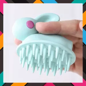 Lược Silicone Cho Bé Khi Tắm – Mô Phỏng Thỏ Hoạt Hình - Massage Đầu Dịu Êm Mỗi Lần Gội