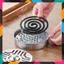 HỘP ĐỰNG NHANG MUỖI - Khay Đựng Hương Muỗi Bằng Thép Không Gỉ Có Nắp Đậy 15*7cm - 9356