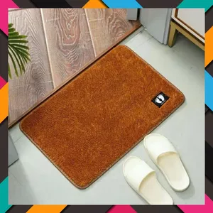 THẢM LAU CHÂN HÌNH BÀN CHÂN- Thảm Chùi Chân Lông Cừu Đế Cao Su Chống Trơn Trượt - Thảm Siêu Thấm Cao Cấp