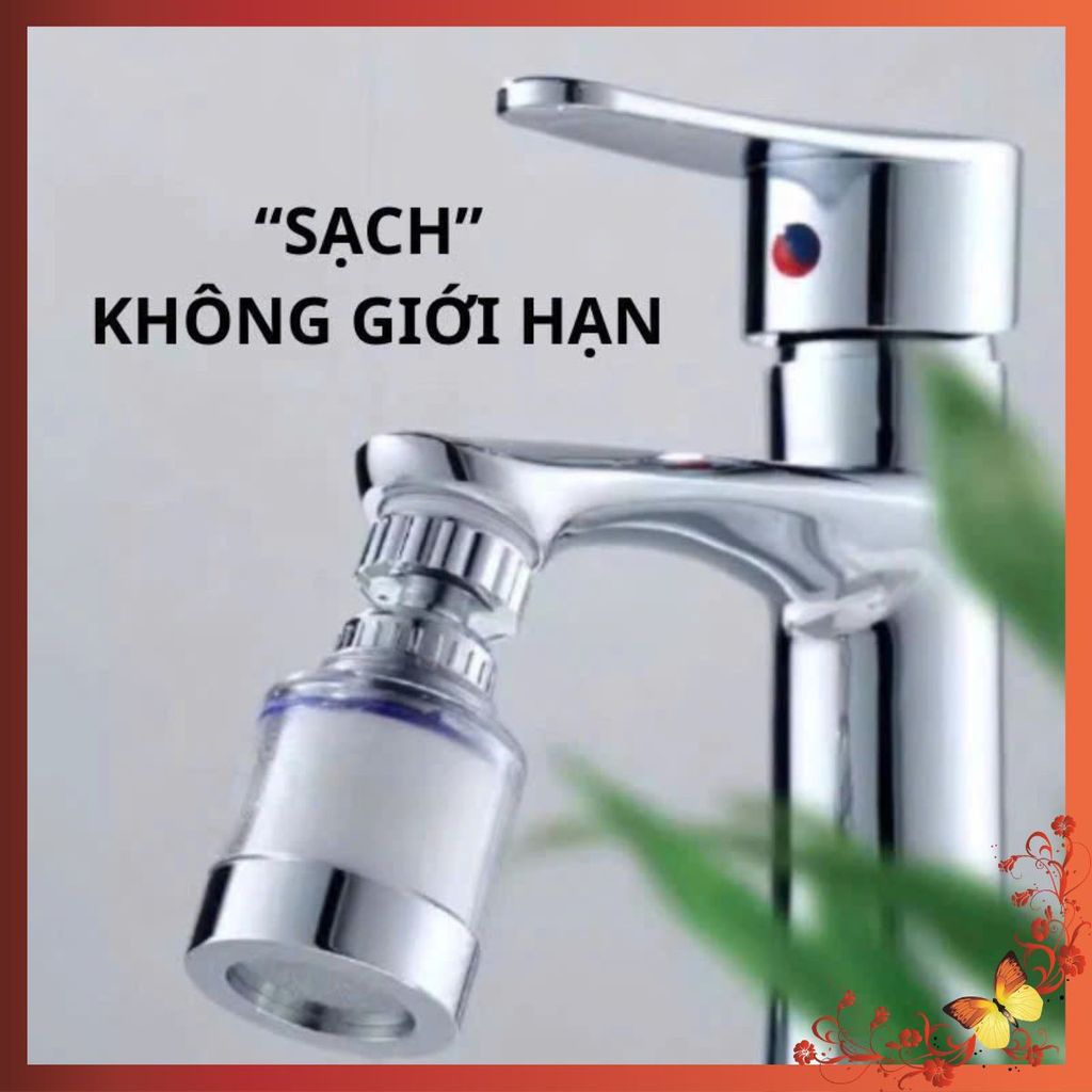 5 Vòi Lọc Nước Đa Năng – Đầu Lọc Tăng Áp Xoay 360 Độ, Bộ Lọc Nối Vòi Bồn Rửa Bát - LỌC NƯỚC TẠI VÒI