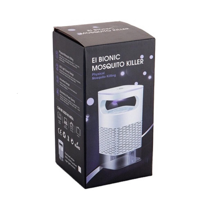 Đèn bắt muỗi, máy bắt muỗi diệt côn trùng, tích hợp đèn ngủ thông minh, có cổng sạc USB tiện lợi