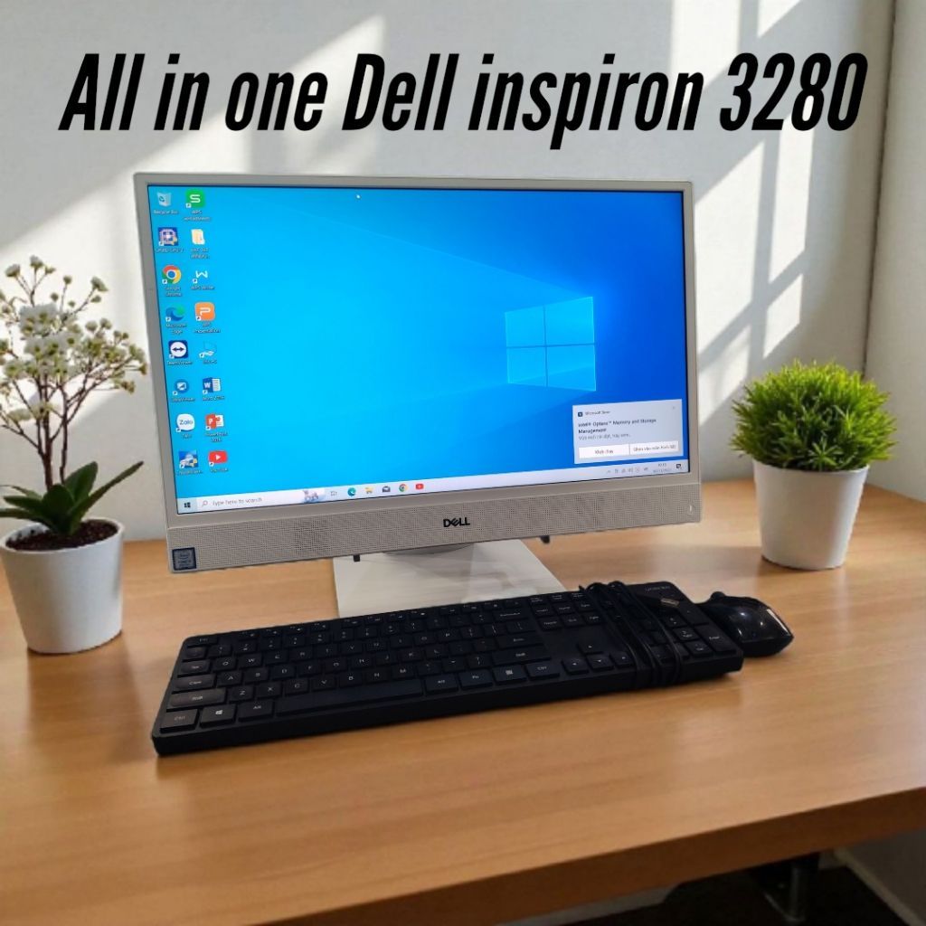 Máy để bàn all in one Dell inspiron 3280. Cpu i3 8145u.R8.ssd 128+