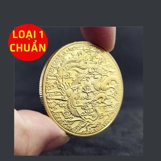 Đồng Xu Rồng Phụng May Mắn - Giúp Gia Đình Hòa Thuận, Hạnh Phúc Viên Mãn
