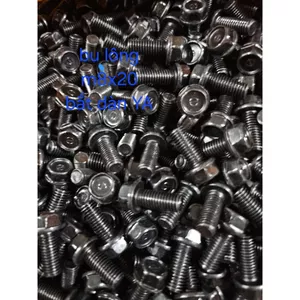 bu lông m8x20 đen ren 1.25 bắt dàn chân YA sirius jupiter sirius fi taurus phụ tùng phụ kiện cho xe máy chất lượng cao