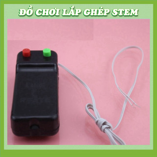 Hộp pin điều khiển (ON/OFF) có dây - Đồ chơi STEM STEAM - Học liệu