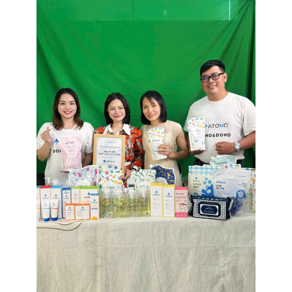 Atono2 Hàn Quốc - Nước Rửa Bình Sữa & Chén Bát Đậm Đặc Thuần Chay, An Toàn, Rửa Được Rau Củ Quả TGSS
