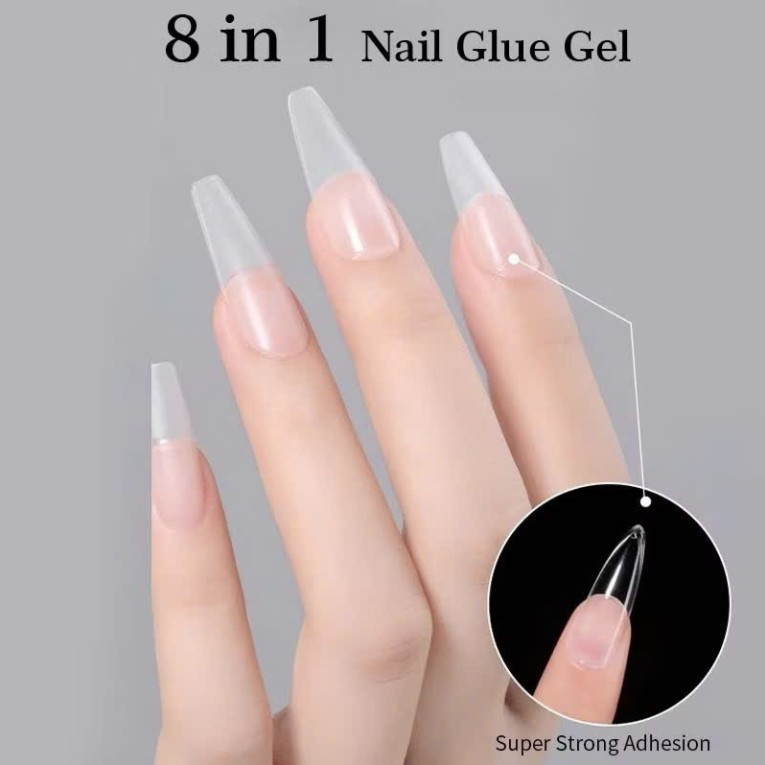 Gel 8in1 Born Pretty Glue gel cứng móng tạo cầu hàng chính hãng