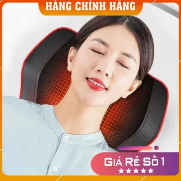 [Hàng Chính Hãng] Gối massage Cổ Vai Gáy Lưng Cao Cấp, máy mát xa cổ vai gáy đa năng giúp thư giãn lưng cổ vai gáy,êm ái