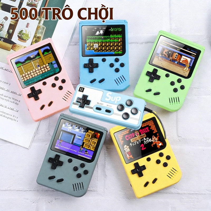 Trò chơi cầm tay Mini 500 trong 1 Máy chơi Game cổ điển di động dành cho người chơi cao cấp Trò chơi bé trai