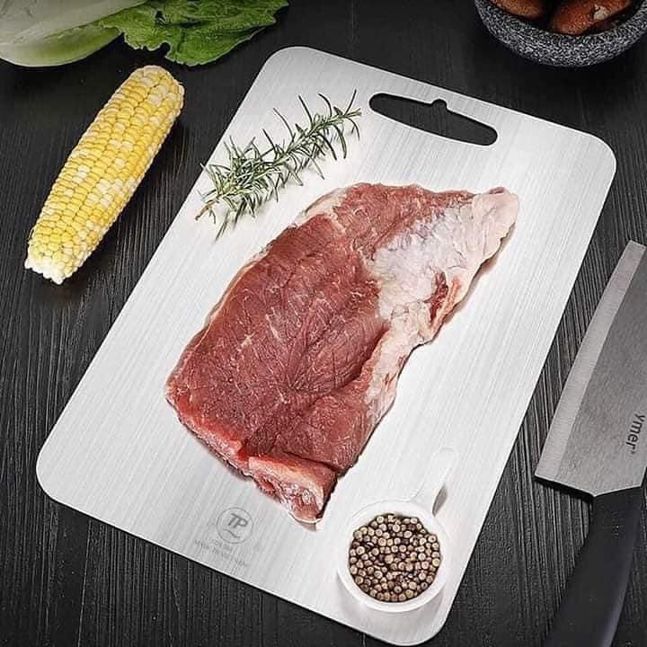 THỚT INOX 304 CAO CẤP - Không Ẩm Mốc, Không Han Gỉ, An Toàn Thực Phẩm