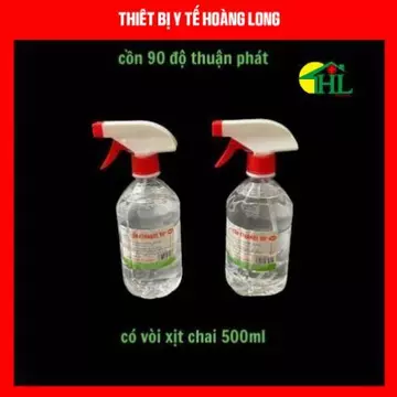 Thùng 24 chai Cồn 70, 90 Độ có Vòi Xịt Thuận Phát Dùng Để Sát Khuẩn Tiệt Trùng Trong Y Tế, SPA Hàng C.TY