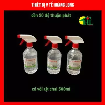 Cồn 70, 90 Độ có Vòi Xịt Thuận Phát Dùng Để Sát Khuẩn Tiệt Trùng Trong Y Tế, SPA Hàng C.TY