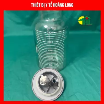 Bình Thủy Tinh Đựng Dịch Cho Máy Hút Dịch 2 Bình Các Loại