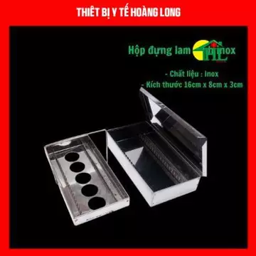 Hộp đựng lam kính inox, Khay nhúng lam kính inox dùng trong y tế, thí nghiệm