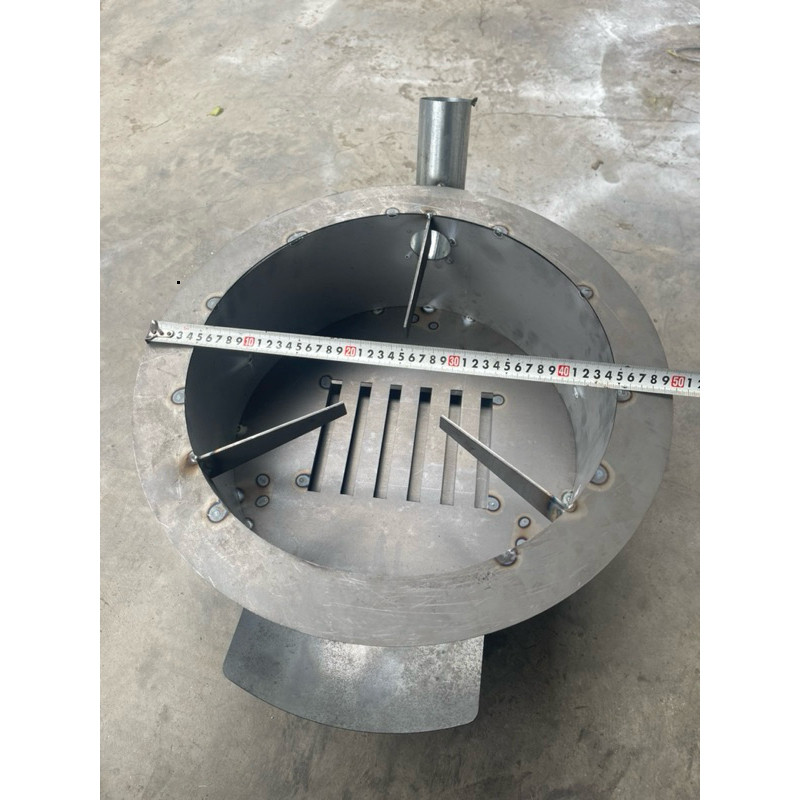 Bếp củi thông minh 34cm, 40cm, 50cm thiết kế ống khói và khay hứng tro tiện nghi!