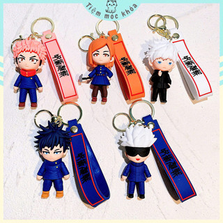 Móc Khóa Jujutsu Kaisen Dễ Thương - Gojo, Megumi, Panda, Tulen - Phụ Kiện Anime Cute - Quà Tặng Treo