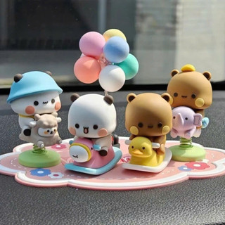 Mô Hình Dudu Bubu Lắc Lư Dễ Thương, Gấu Trắng Gấu Nâu Trang Trí Góc Làm , Quà Tặng Xinh Xắn