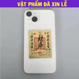 < đã khaii quangg > (ĐÃ THỈINH ) Miếng Dán Lá Vàng Ánh Kim, Tài Lộc Bình An May Mắn
