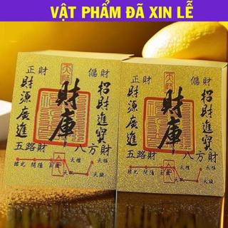 < đã khaii quangg > (ĐÃ THỈINH ) Miếng Dán Lá Vàng Ánh Kim, Tài Lộc Bình An May Mắn