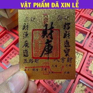 < đã khaii quangg > Miếng Dán Lá Vàng Chiêu Tài Giữ Lộc Phong Thủy Cao Cấp Mạ Vang` Ánh Kim Tinh Tế Ý Sang Trọng