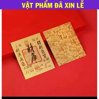 < đã khaii quangg > Miếng Dán Lá Vàng Chiêu Tài Giữ Lộc Phong Thủy Cao Cấp Mạ Vang` Ánh Kim Tinh Tế Ý Sang Trọng