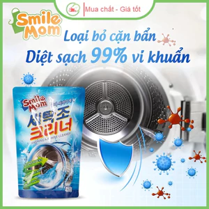 Bột Vệ Sinh Lồng Giặt Hàn Quốc Smile Mom 450Gr Chính Hãng