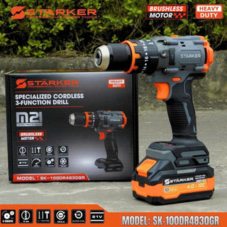 Thân Máy Khoan Pin Stärker 21V Không Chổi Than, Dùng Pin Hệ M21 – SK-100DR4830GR