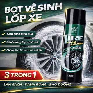 Chai Xịt Chăm Sóc Lốp Xe Ô Tô Xe Máy 600ml Chính Hãng