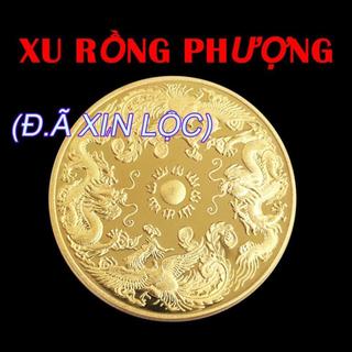 Đồng Xu Rồng Phượng Phong Thủy - Tượng Trưng Cho Hạnh Phúc, Sum Vầy