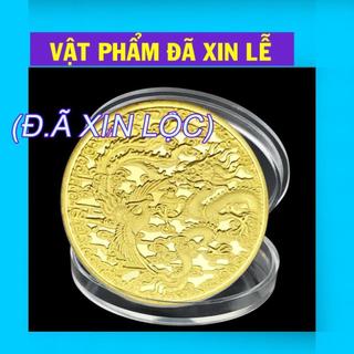 Xu Long Phụng phong thủy chiêu tài ngày Tết , kèm túi gấm đỏ