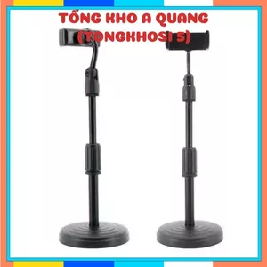 Giá Đỡ Điện Thoại Để Bàn Livestream Kẹp Chắc Chắn Xoay 360 Độ Dùng Để Xem Phim, Ghi Hình Đa Năng