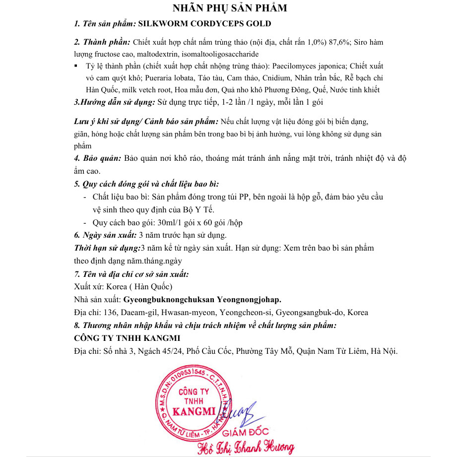 Đông Trùng Hạ Thảo Bio Gold 60 Gói 30ml Hộp Gỗ Chất Lượng

(Note: Đây là tiêu đề mới viết lại dựa trên yêu cầu và hướng