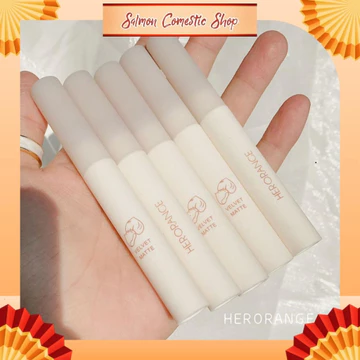 Son Kem Nhung Lì Hạt Dẻ HERORANGE Velvet Matte Vỏ Sữa HR200, Hottrend, Nội Địa Trung - Salmon Shop