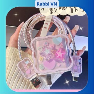 [Kawas Coffe] Bộ phụ kiện bảo vệ củ sạc và cáp sạc cho iphone PD18/20W bằng silicon cao cấp