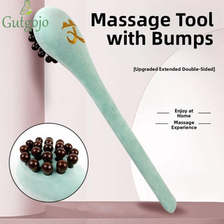 (HỎA TỐC SÀI GÒN) Gậy vỗ bát hư có hạt gỗ, Búa massage dài 48cm đa năng Bấm huyệt giảm stress