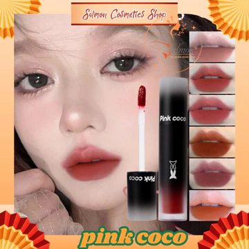 Son Kem Nhung Lì Thỏ Đen Pink Coco P537 Siêu Mềm Mướt, Hottrend, Bền Màu, Lâu Trôi, Nội Địa Trung