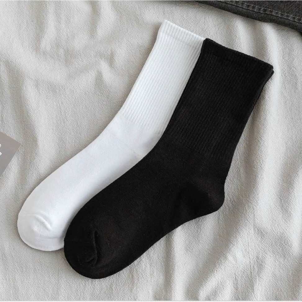 Tất nữ cổ cao dáng trơn chất cotton mềm mịn khử mùi an toàn chống hôi chân 197