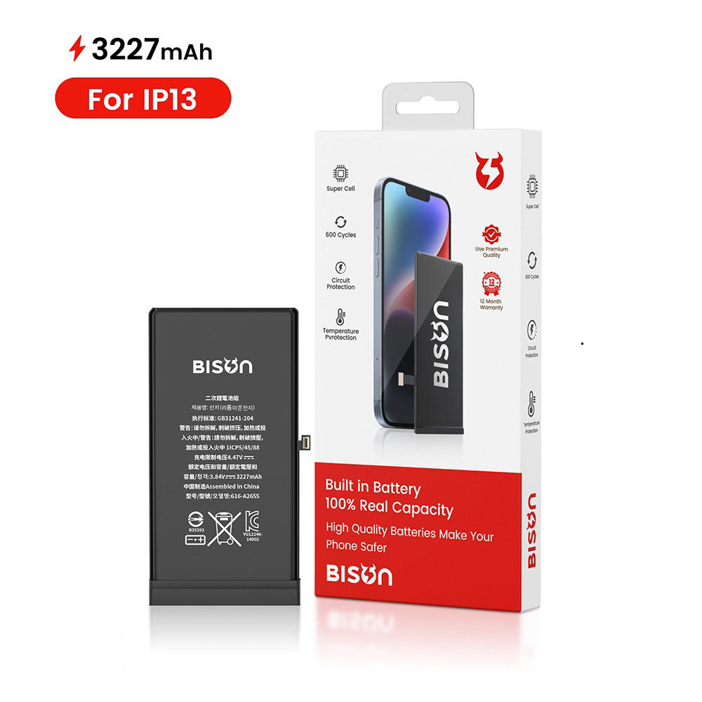 Pin Điện Thoại Siêu Pin BISON Chính Hãng Dành Cho iP 7/8/X/11/12/13/14/15-Mini/Plus/Pro/ProMax | BigBuy360 - bigbuy360.vn